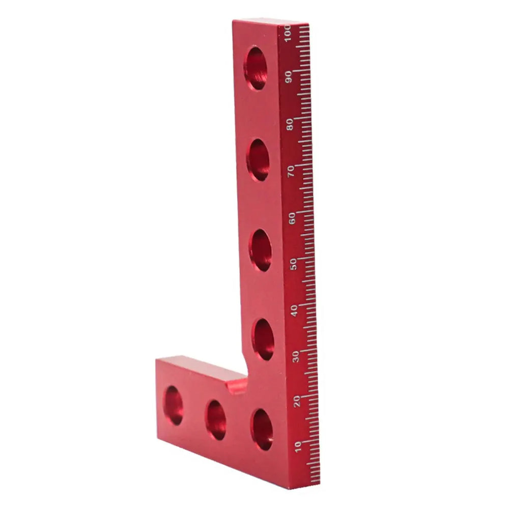 Carpenter Square, L Square Right Angle Ruler ,Small Pocket Wood Working Tool, Aluminum Framing Alloy Square for Measuring Layout