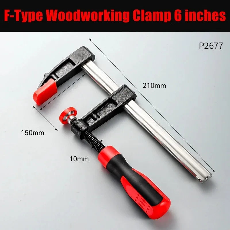 F Clamp Quick Grip Bar Clamp Quick Release High-Strength Woodworking Metal Fixing Clamp DIY Carpentry Clamps Hand Tools
