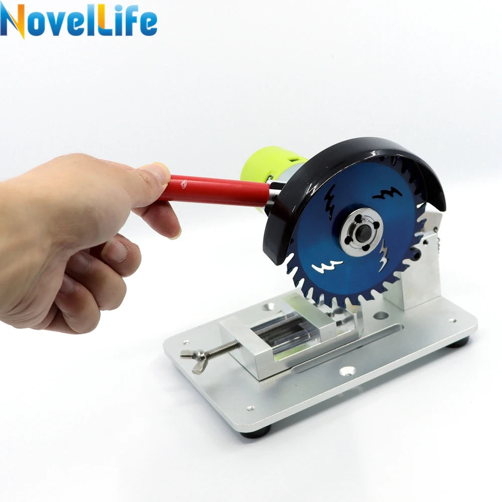 Multifunction Mini Miter Saw 4 inch Benchtop Cut Off Chop Machine DIY Hobby Wood Model Craft Tool 775 Motor 105mm Circular Blade