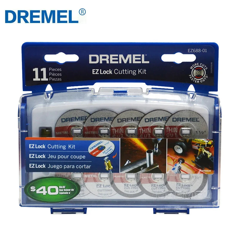 Dremel Cleaning Polishing Kit Carving Engraving Rotary Tool Accessories Solid Steel Assorted Set Perfect for Wood Metal Glass