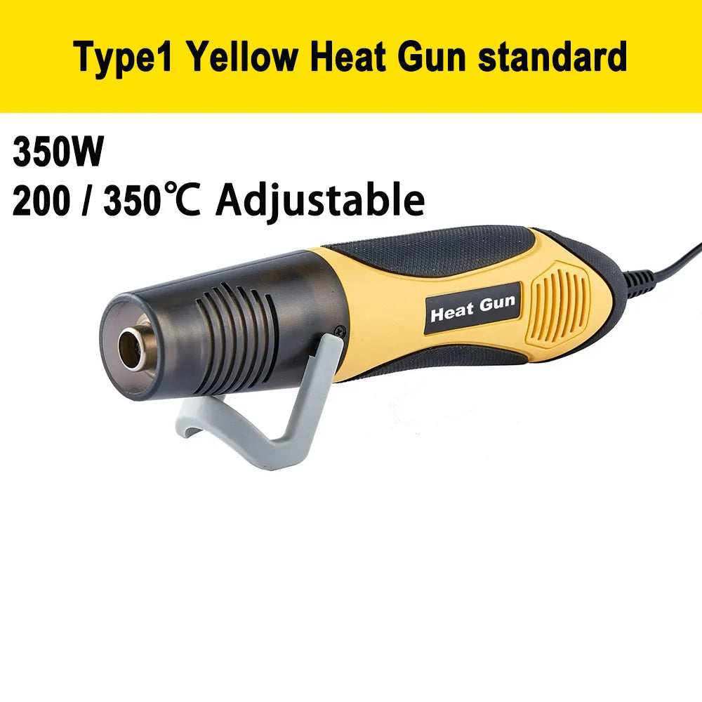 350W/450W Two-Speed Mini Hot Air Gun Heating Gun Welding Heat Gun Mobile Phone Repair Car Film Tool Temperature Adjustable