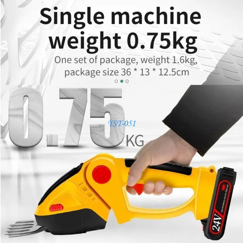 E15A Cordless Hedge Trimmer Grass Shears Handheld Electric Shrub Trimmer Hedge