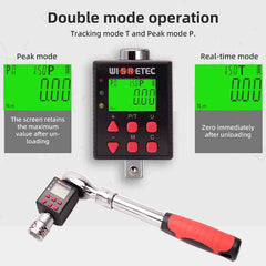 High Precision Digital Torque Meter 0.1-340 N.m Adjustable Torque Meter Adapter Professional Electronic Torque Ratchet Wrench