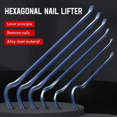 Heavy Duty Nail Puller Crowbar for Wooden Box Staple Remover Pry Bar Strike Cap Chisel Car Repair Tool Removal Hand Tools