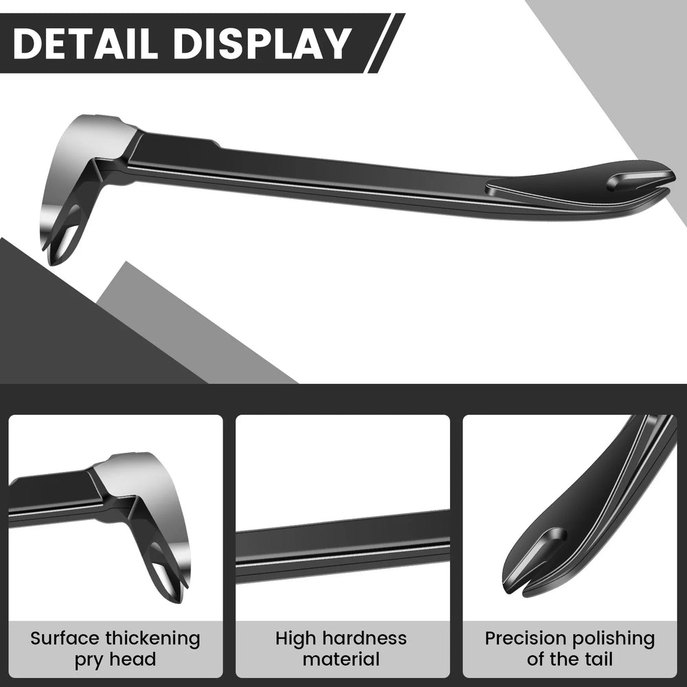 Nail Puller Cats Paw Nail Remover Portable Pry Bar Multifunctional Crowbar Tool Steel Nail Extractor for Home Remolding Woodwork