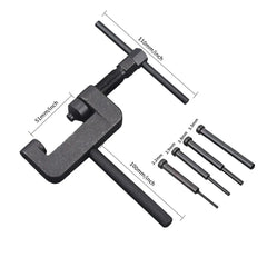 Universal Heavy Duty Chain Breaker Tool Bike Bicycle Motorcycle Chain Splitter Cutter Removal Repair Hand Tool for Mountain Road