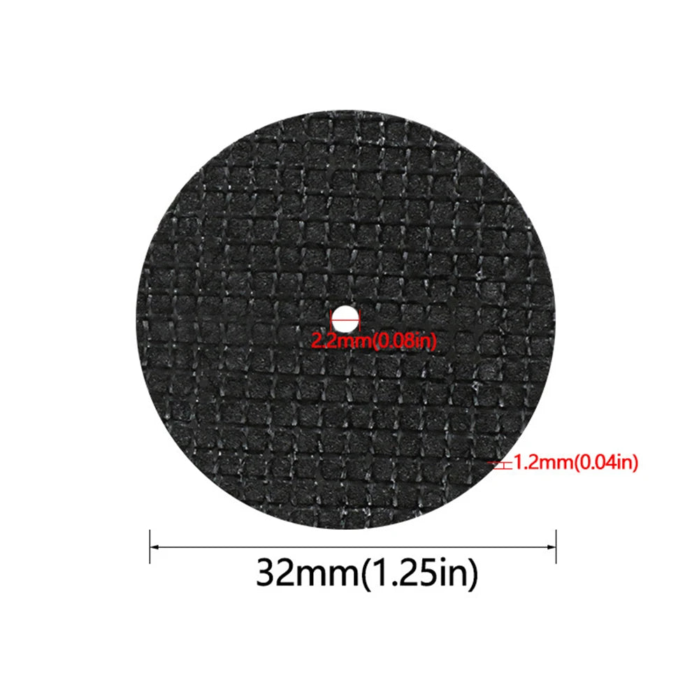 10 Pcs Dremel Accessories 32mm Resin Cutting Discs Double Mesh Saw Blade Electric Mill Hanging Mill Accessories