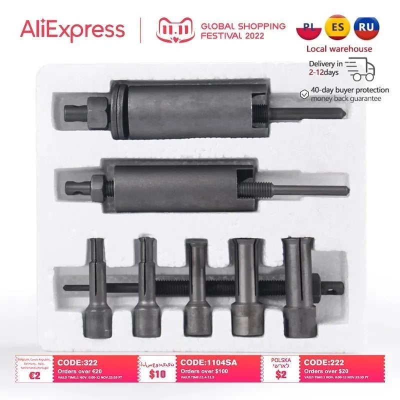 Bearing Puller Tool Professional Motorcycle Car Inner 9mm To 23mm Repair Remover Tool Set Auto Gear Remover Pulling Extractor