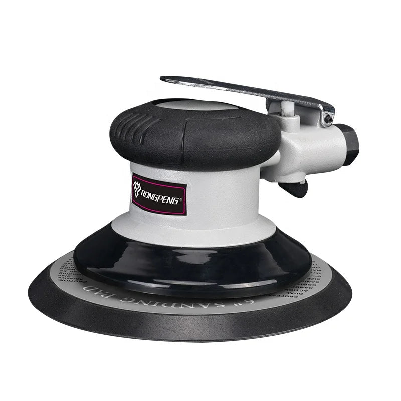 6-Inch Speed Efficient Pneumatic Power Random Orbital Sander DIY Grade For Wood Sanding And Car Detailing