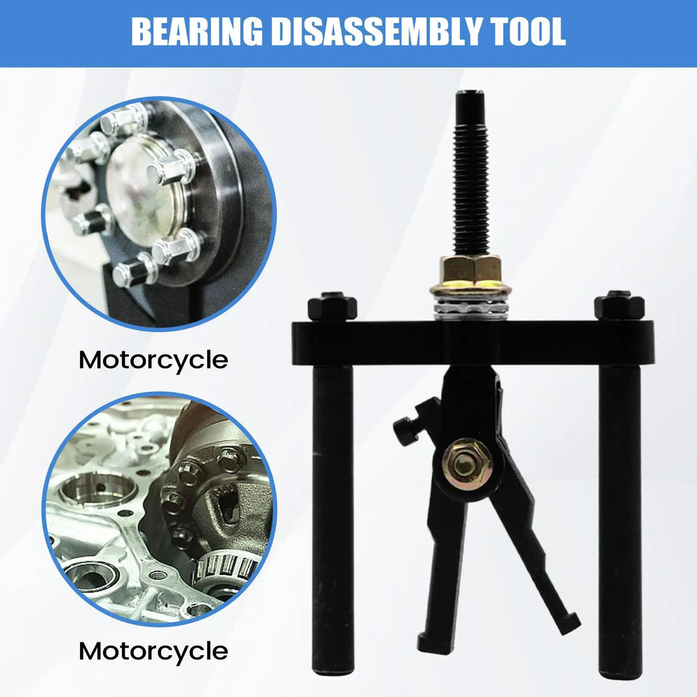 Bearing Puller Tool 2-Jaw Gear Extractor for Automobiles Diagnostic Tools Kit Manual Machine Repair Metal Bearing Remover