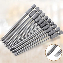 Screwdriver Set Strong Magnetic Batch Head Steel Slotted Cross Screw Driver Bits Car Repair Utility Electric Tool Accessories