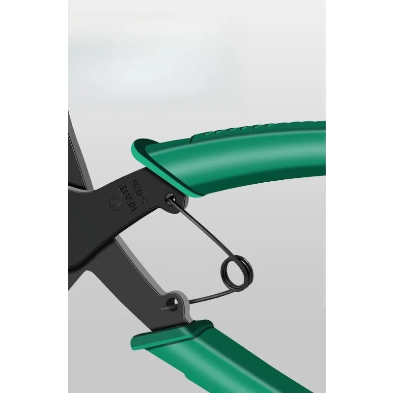 2 in 1 Snap Ring Pliers Internal External Circlip Pliers Straight Lock Ring Pliers Dual-purpose Retaining Ring Tool