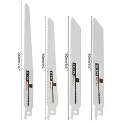 Reciprocating Saw Blades Reliable Reciprocating Saw Blades for Clean and Efficient Wood & Metal For Cutting (8pcs)