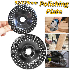 92mm/125mm Grinder Wheel Disc Wood Shaping Wheel Grinding Discs for Angle Grinders Woodworking Sanding Rotary Abrasive Tool