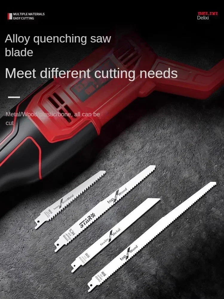 220V Powerful Electric Reciprocating Saw for Cutting Metal and Wood C