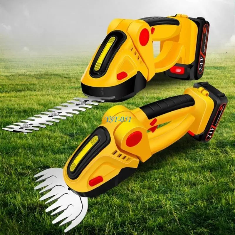 E15A Cordless Hedge Trimmer Grass Shears Handheld Electric Shrub Trimmer Hedge