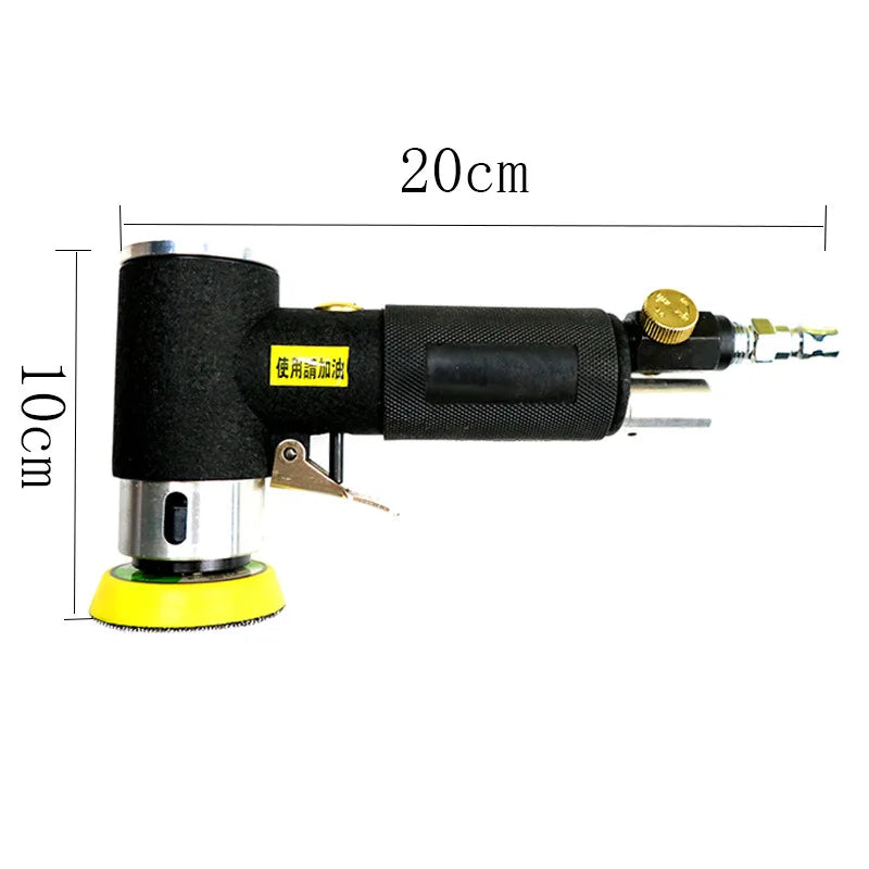 Orbit Air Sander Mini Pneumatic Grinding Machine Set for Car Polishing High Speed Air Powered Polisher Wax Air Tool