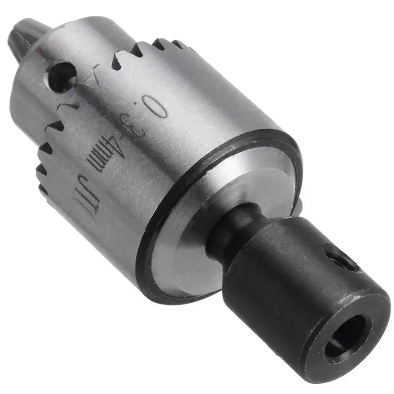 Electric Drill Chuck 0.3-4mm JT0 Taper with 5mm Motor Shaft Coupling Rod for Use with Various Power and Drills