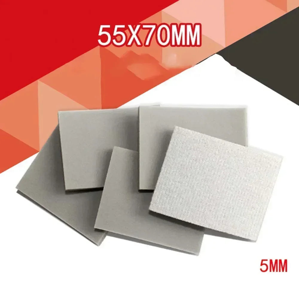 1pc Flocking Sponge Square Sandpaper Abrasive Sponge Grain P300-P3000 Sanding Sponge Block Pad Abrasive Paper Sanding Sheets