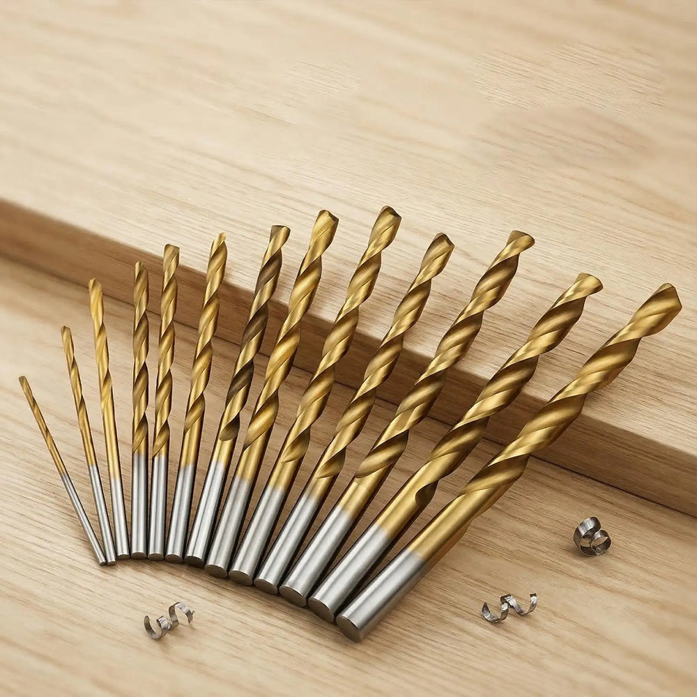 NEW Drill Bit 13 Piece Twist Woodworking Drilling Tools 1.5-6.5mm Twist Drill Bit Set For Wood Copper Aluminum Alloy Carpenters