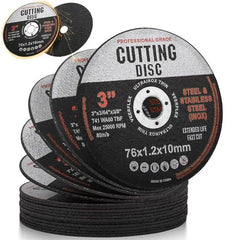A01F-16Pcs Cutting Discs, 76Mm Cutting Disc, Angle Grinder Discs For Metal, Grinding Discs, Cutting Discs For Cutting Metal