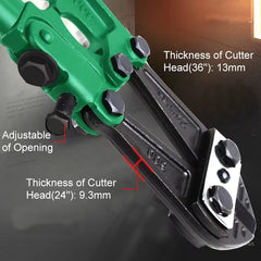 12 Inch 14 Inch Bolt Cutter Heavy Duty Rebar Cutting Pliers Cr-V Steel Thicken Wire Cutter for Lock Chain Cutting