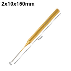 1pc Brass Punch 150mm Roll Pin Center Punch Tool 2/3/4/5 6 8 10mm Remover Heavy Duty Chisel Cone Punch For Machinery Maintenance