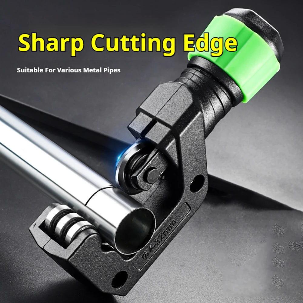 Pipe Cutter 4-32mm Tubing Cutter Set Copper Pipe Cutter & Deburring Tool for Copper & Thin Stainless Steel Tube