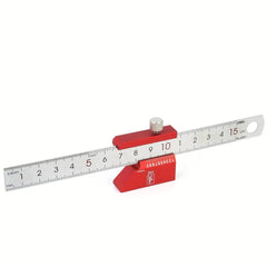 Center Finder Line Gauge Square Center Scribe Carpenter Ruler 45 Degrees Angle Line Caliber Marking Ruler Measuring Scribe Tools