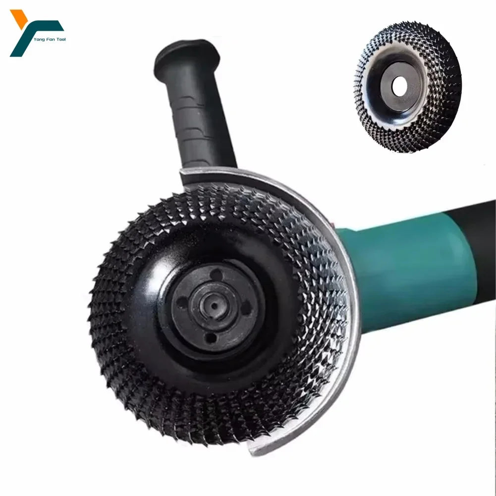 4 Inch Disc Grinder Wheel Wood Shaping Wheel Grinding Shaping Disk For Angle Grinders Power Tools Conversion Grinding Polishing