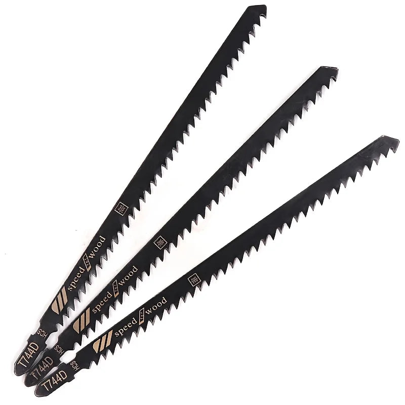 5-Pack T744D 180mm Jigsaw Blades for Wood Cutting – Precision Curved & Straight Cuts for Wood, Plywood & MDF