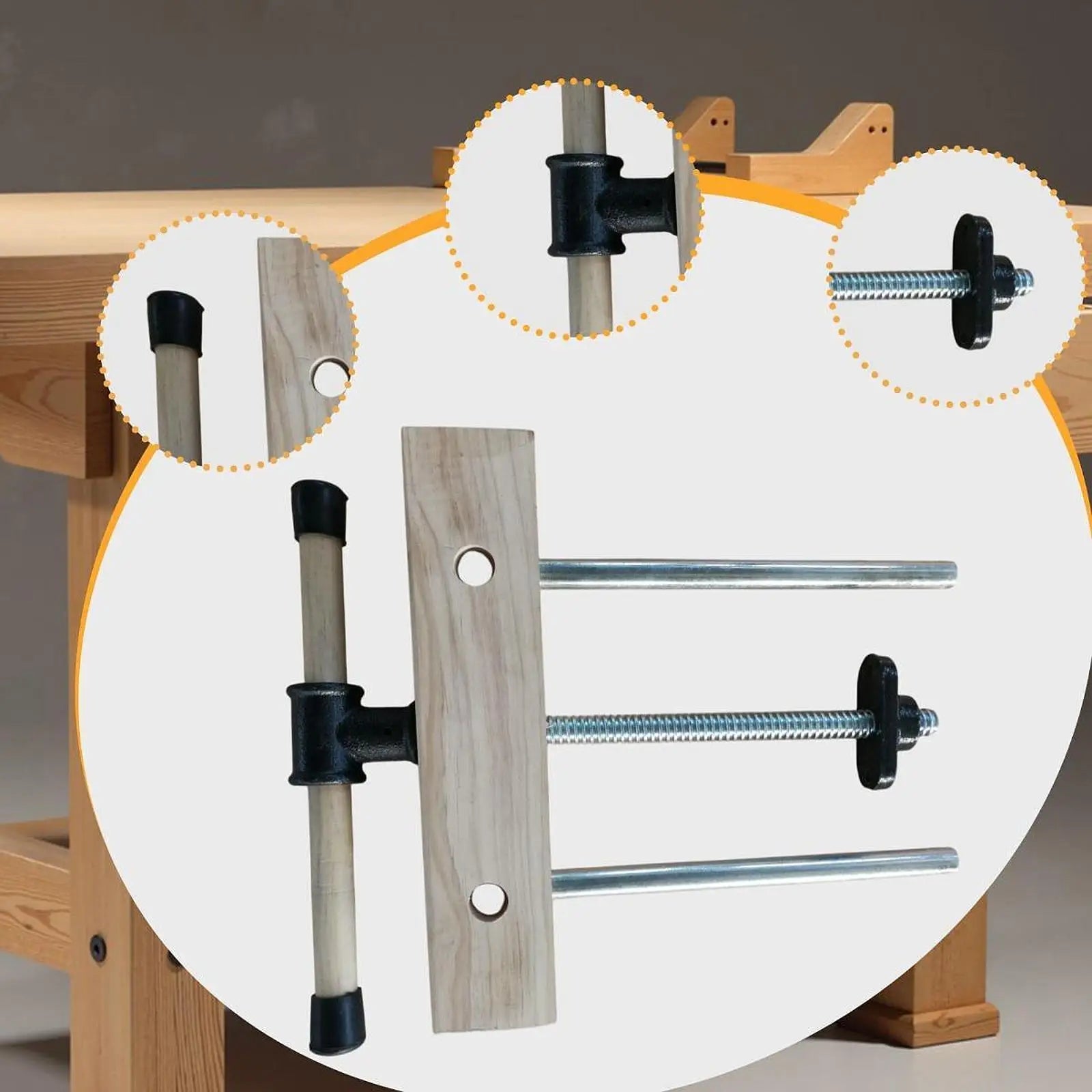 Woodworking Vise Clamping Professional Carpentry Vice Woodworking Bench Vise