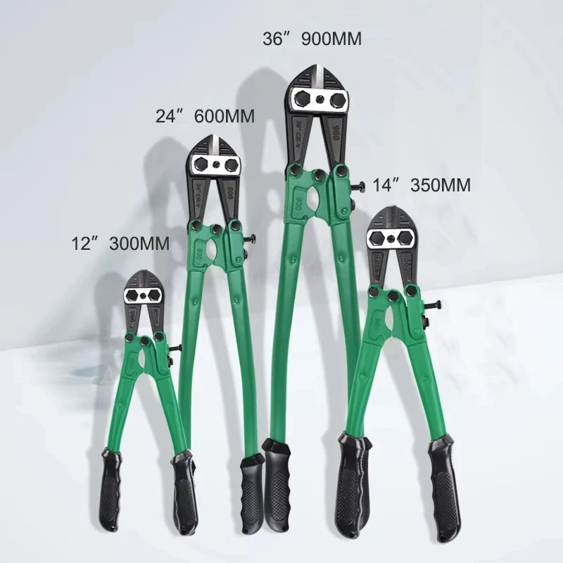 12 Inch 14 Inch Bolt Cutter Heavy Duty Rebar Cutting Pliers Cr-V Steel Thicken Wire Cutter for Lock Chain Cutting