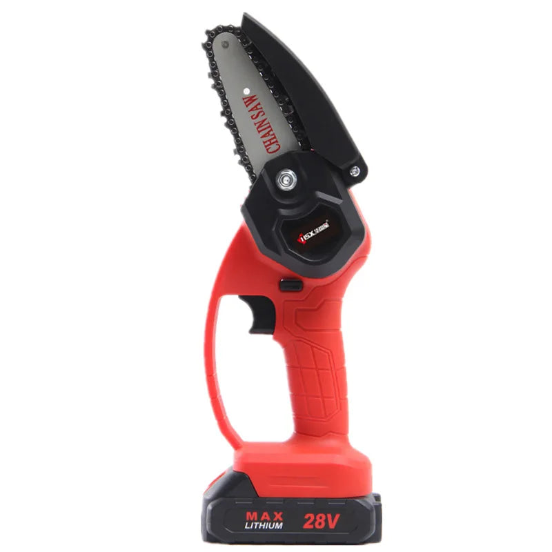 Top Sale Mini Electric Chain Saw 4inch 21v Small Portable One-Hand Handheld Rechargeable Operated Battery Power Chainsaw