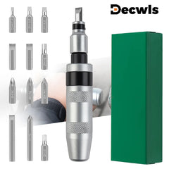 7/12/13 Pcs Manual Impact Screwdriver, Cordless Home Screwdriver Set, Screw Extractor, Professional Repair Tool,Used by Knocking