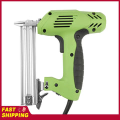 Electric Nail Gun Ergonomic Soft Grip Multifunctional Corded Straight Brad Nailer for Furniture Making Wired Electric Nailer