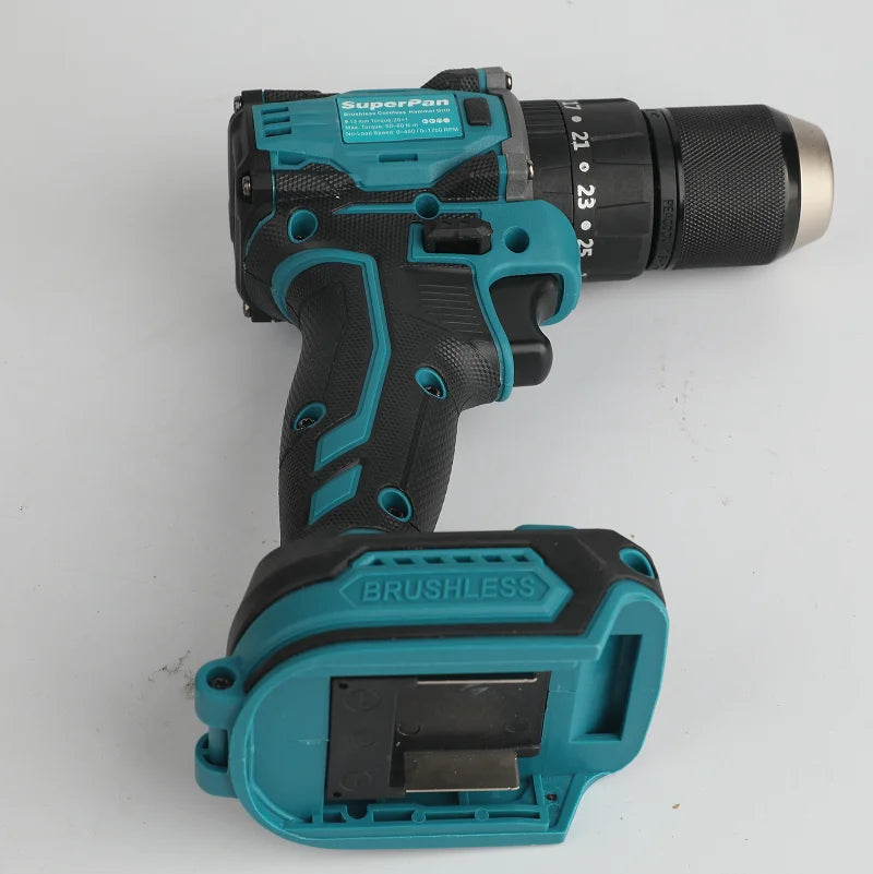 Brushless Cordless Drill, Multi-Material Drilling, for Home DIY & Professional Repair, Bare Unit,For makita Battery