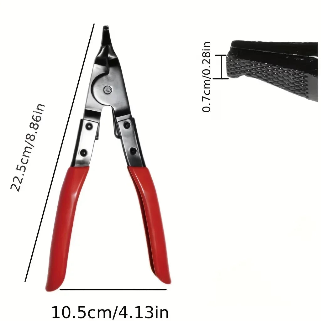 A Professional-Grade Snap Ring Pliers - Features a Non-Slip Comfortable Grip, Manual Circlip Installation Tool