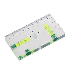 Y1UB High Transparent Level Bubble Mini Spirit Level with Three Strong Magnets Fitting for Construction Household
