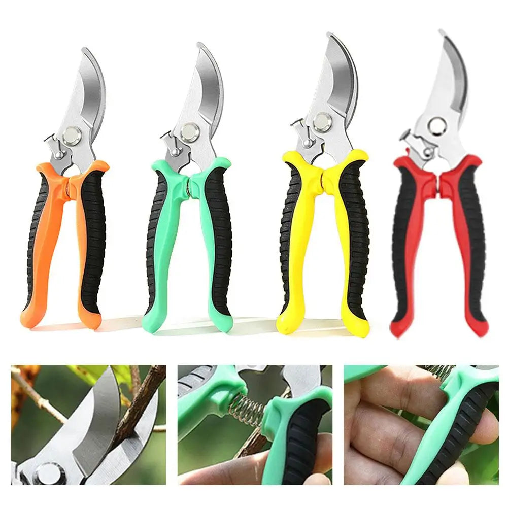 Pruner Garden Scissors Professional Sharp Bypass Pruning Shears Tree Trimmers Secateurs Hand Clippers For Garden Beak Scissors ﻿