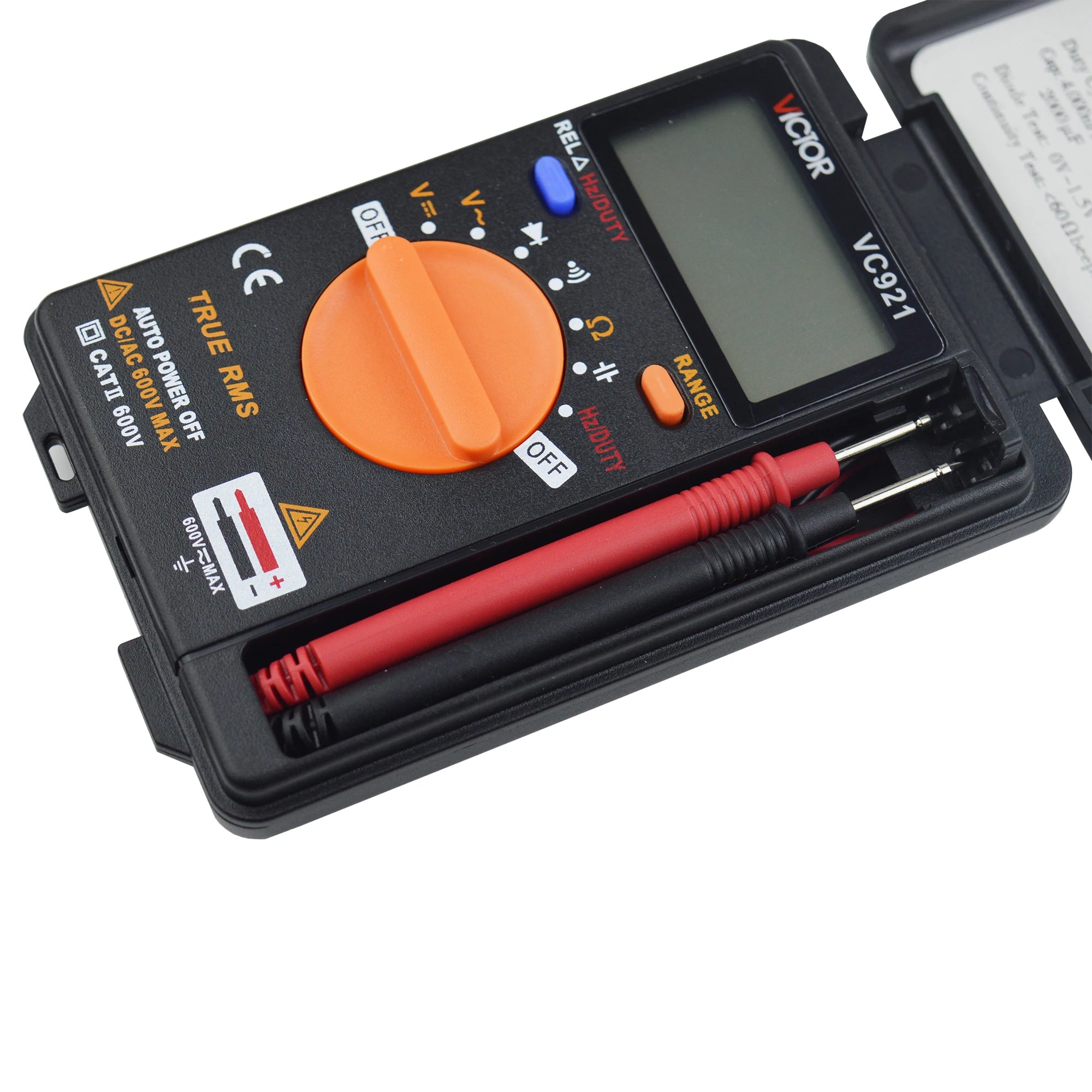 VICTOR VC921  Digital Multimeter DMM Integrated Personal DC AC Voltage Meter Pocket Capacitance Resistance Frequency Tester.