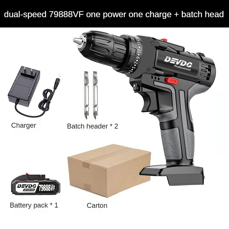 Electric Cordless Impact Drill 650W 16.8V 150Nm Lithium Battery Electric Screwdriver Power Tool
