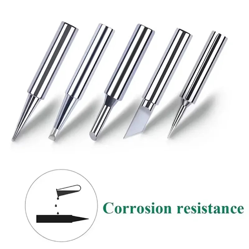 5 pieces of soldering irons with a 900M iron head set, hot bare copper electric iron heads