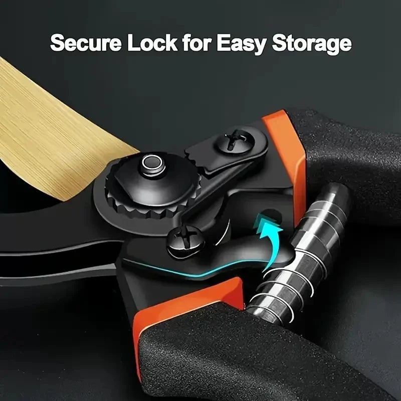 Garden Pruning Shears Plant Trim Horticulture Hand Pruner Shrub Garden Scissor Orchard Branch Shear Professional Pruning Tool
