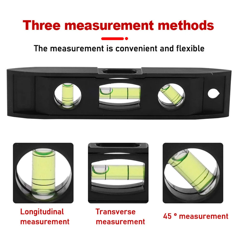 Magnetic Spirit- Level 6 Inch Small Torpedo Lightweight Pocket Brick Levels Bubble Tube Magnet Bubble Carpentry Tool Accessories