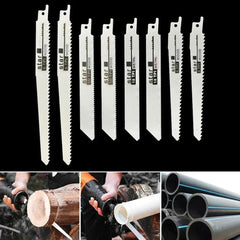 Reciprocating Saw Blades Reliable Reciprocating Saw Blades for Clean and Efficient Wood & Metal For Cutting (8pcs)