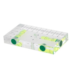 Y1UB High Transparent Level Bubble Mini Spirit Level with Three Strong Magnets Fitting for Construction Household