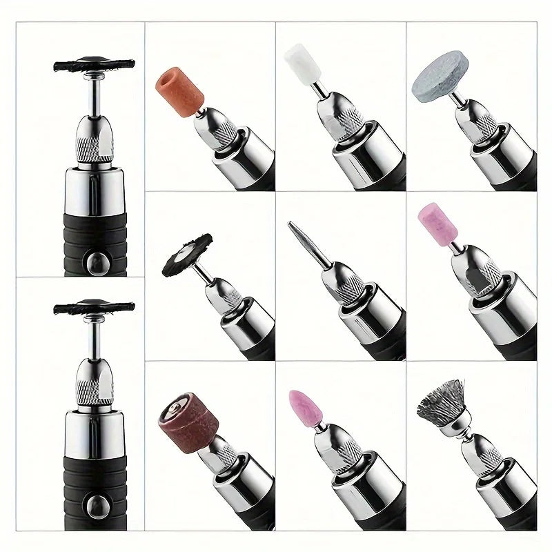 Rotary Tool Accessory Set for Power Drills, Compatible with Dremel, Includes Grinding, Polishing, Mini Saw Blades, and