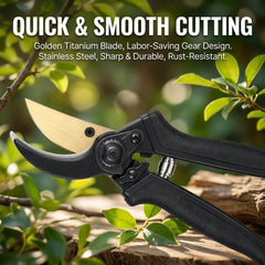 Professional Garden Pruning Shears Horticulture Hand Pruner Shrub Scissors Orchard Branch Cutting Tool for Plant Trim And Garden