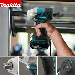 Makita DTW285 Brushless Rechargeable Impact Electric Wrench, 18V High Torque, Lithium Battery Wrench, Auto Repair Tool